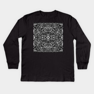 Vagabond Abstract Design #001 Kids Long Sleeve T-Shirt